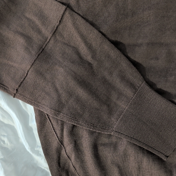 All Saints Women's V-Neck Sweater in Rich Brown - Picture 6 of 9